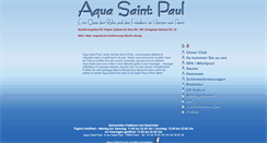 Desktop Screenshot of de.aqua-saint-paul.com