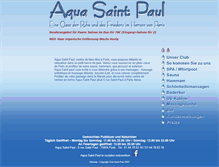 Tablet Screenshot of de.aqua-saint-paul.com